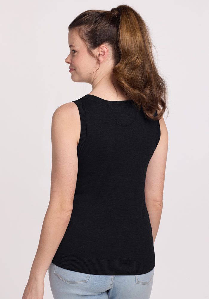 Chessy Tank Top - Black