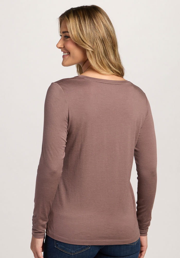 Millie Long Sleeve - Peppercorn