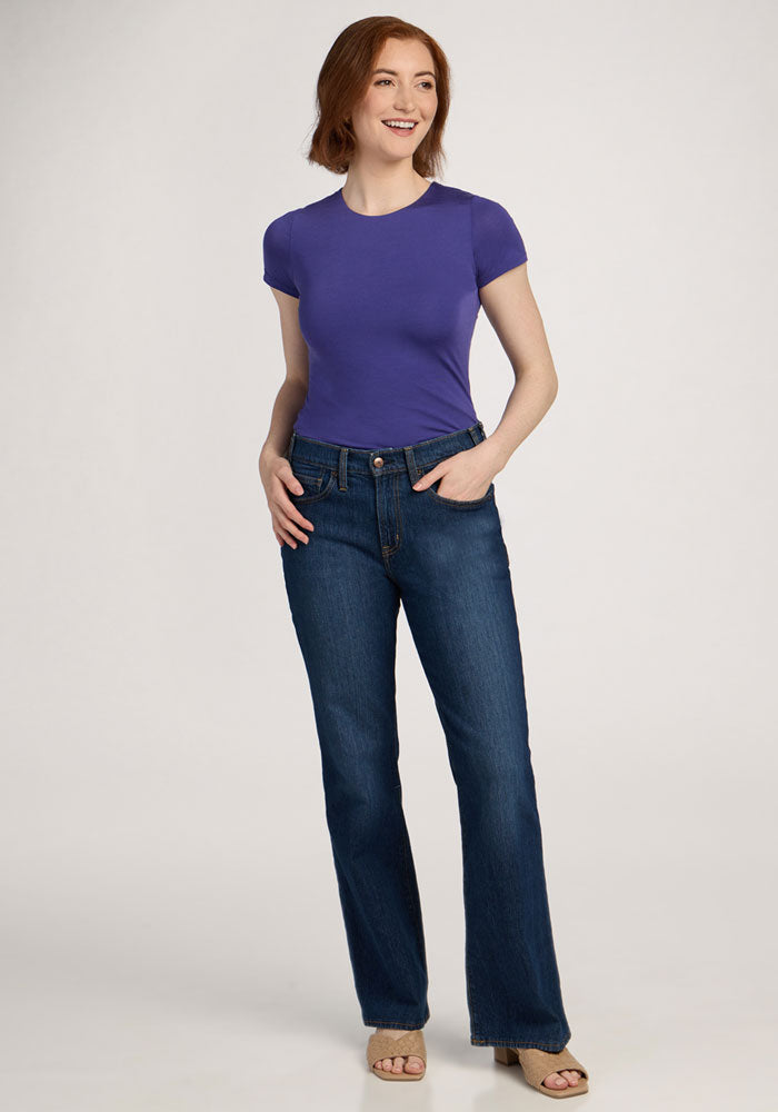 Gracie Bodysuit - Berry Indigo