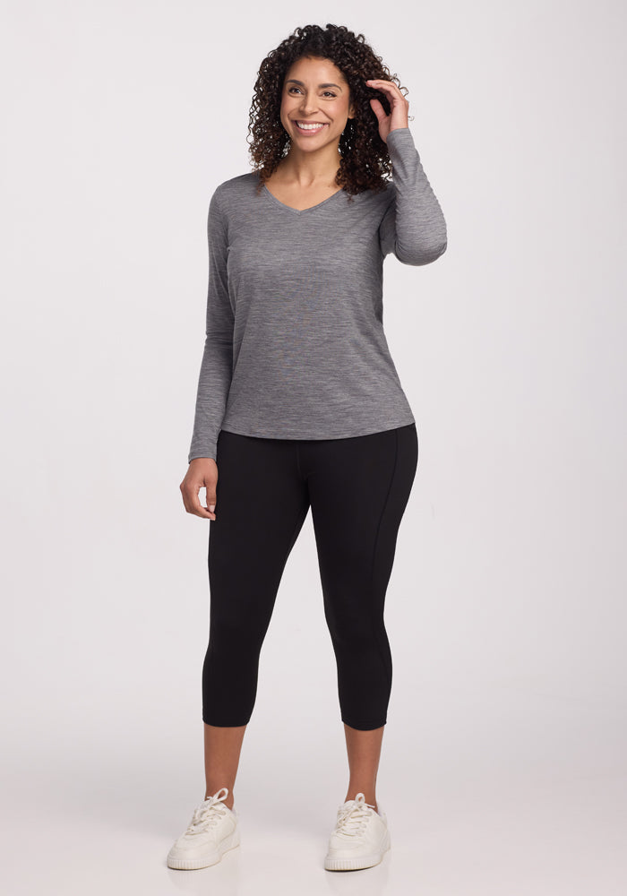 Millie Long Sleeve - Graphite Heather