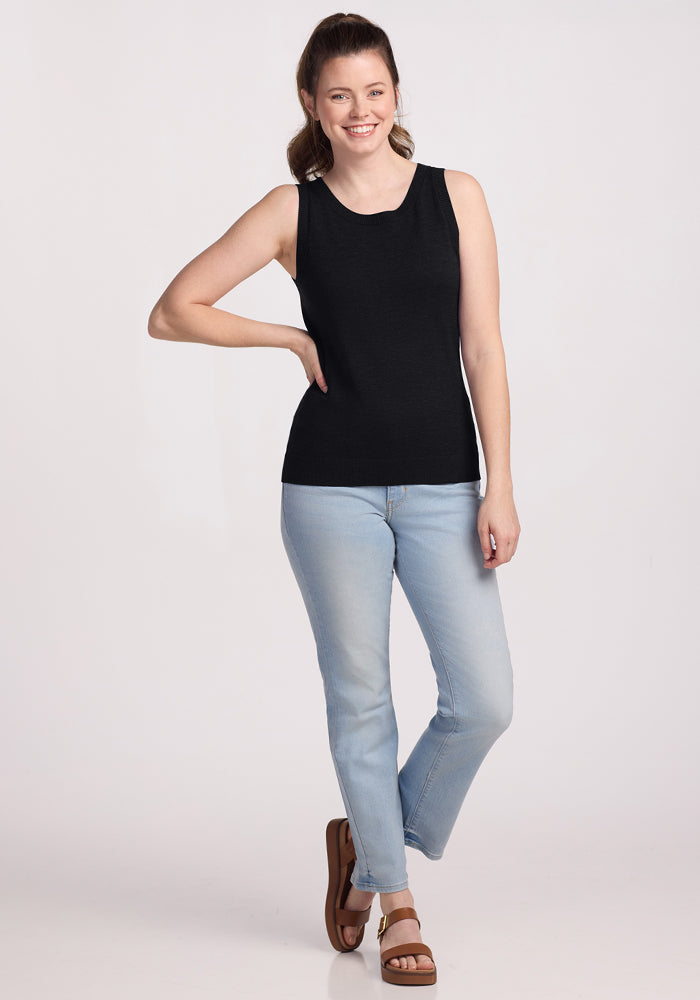 Chessy Tank Top - Black