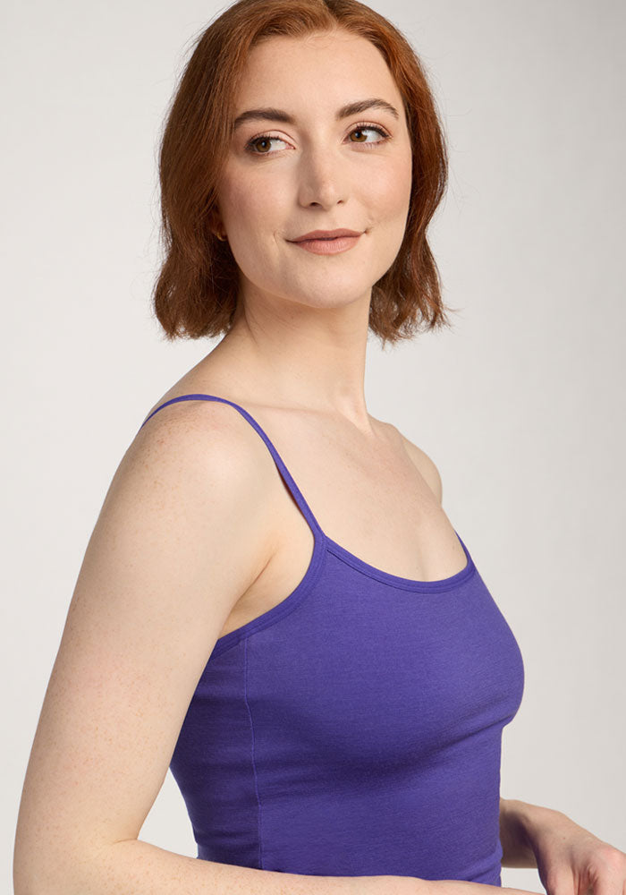 Teagen - Cami With Shelf Bra - Berry Indigo