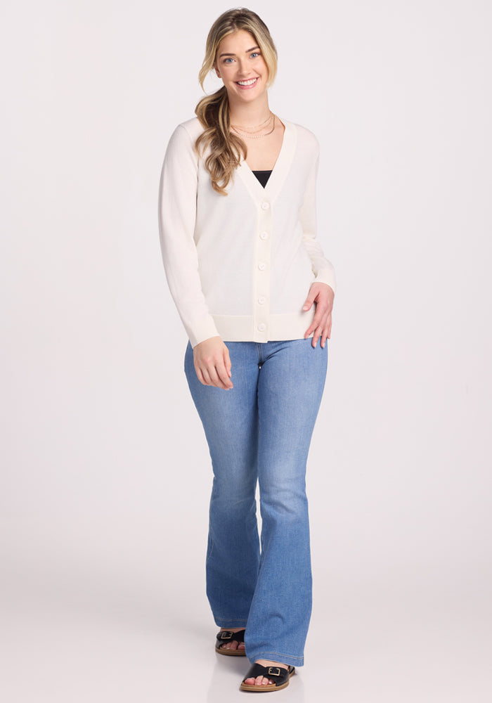 Gia Sweater - Dewdrop Pearl