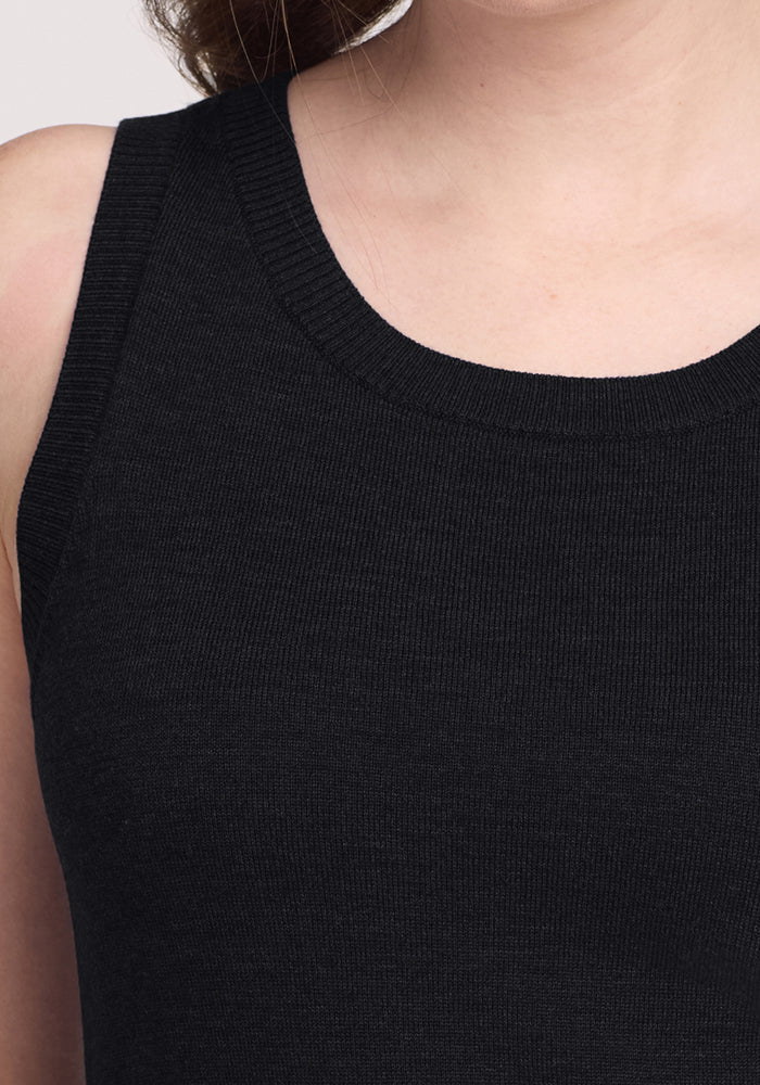Chessy Tank Top - Black