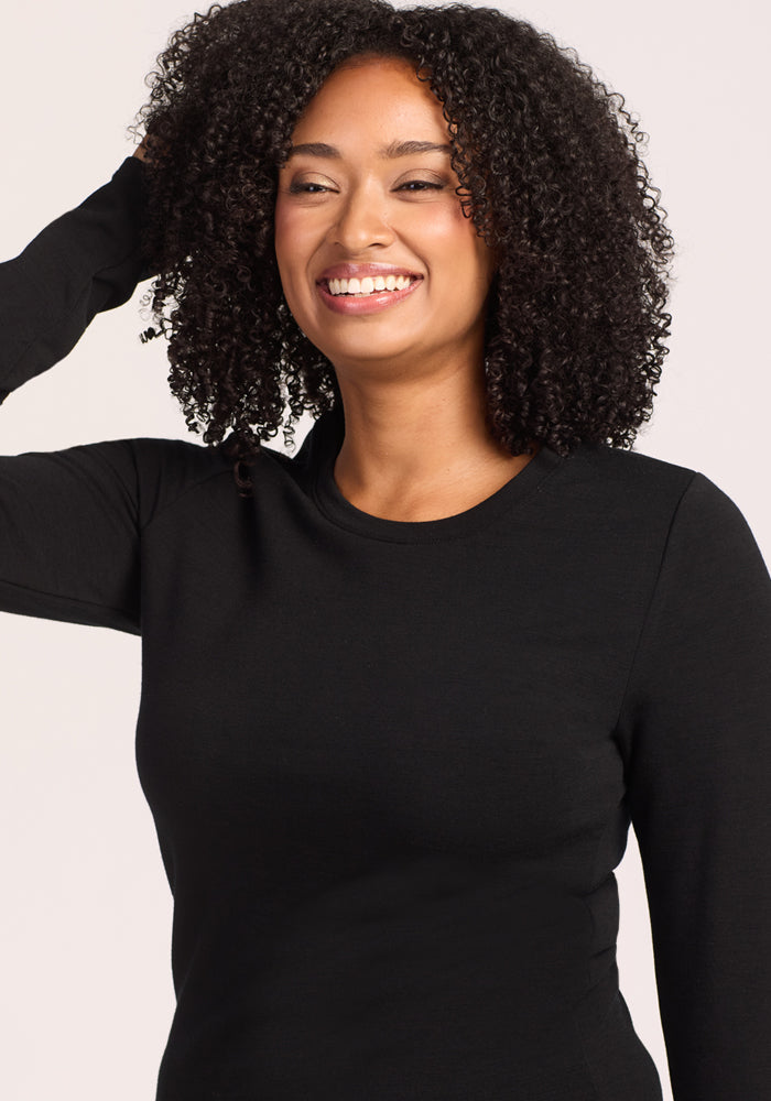 Sadie Baselayer Top - Black