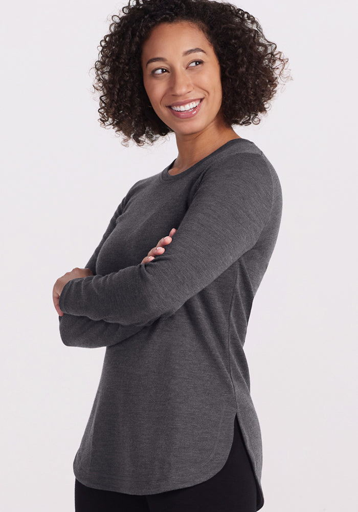 Blair Tunic - Cinder Melange