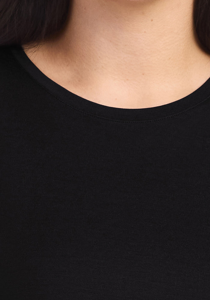 Billie Lounge Tee - Black