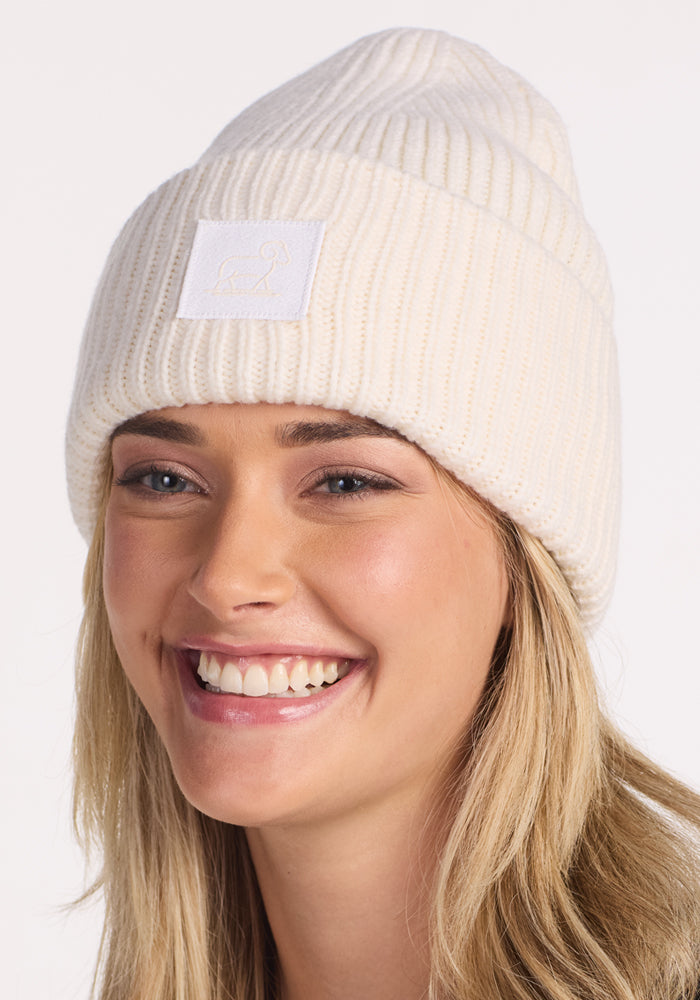 Ria Chunky Beanie - Buttercream