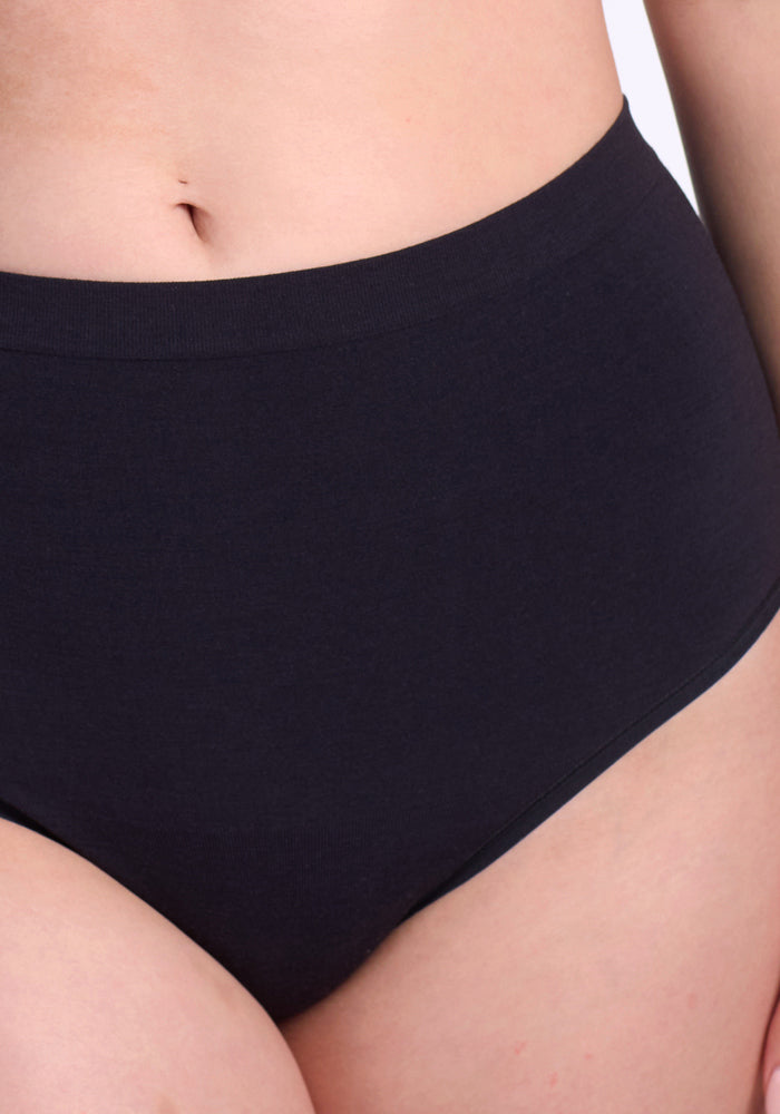 Mabel Full Coverage Underwear - Black