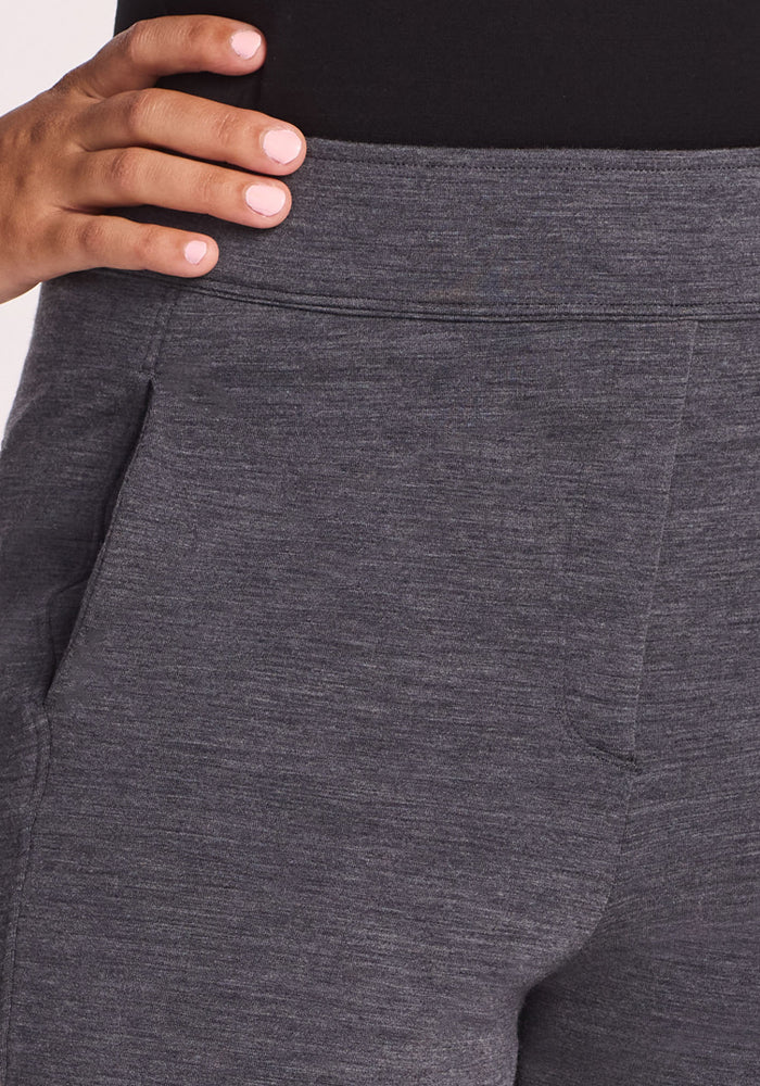 Emerson Straight Leg Pants - Cinder Melange