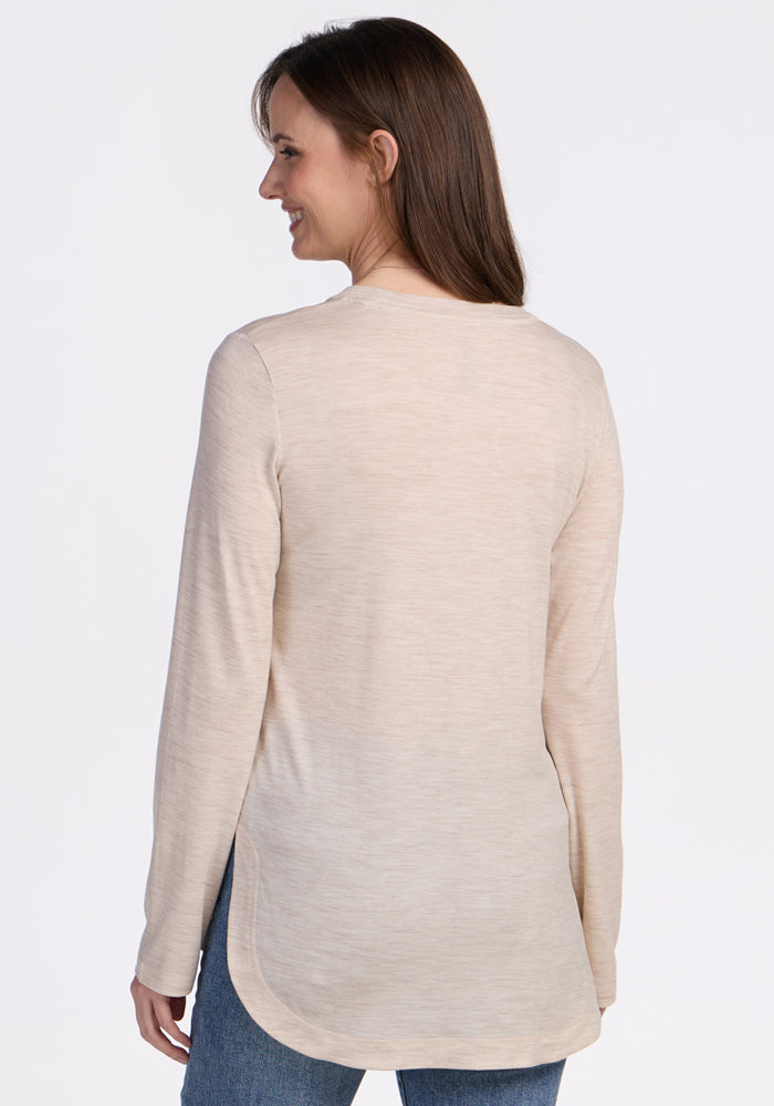 Hazel Tunic - Cream Heather