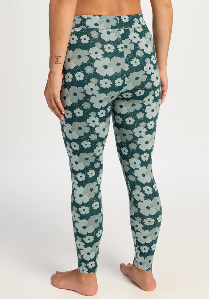 Taylor Baselayer Leggings - Coastal Wildflower