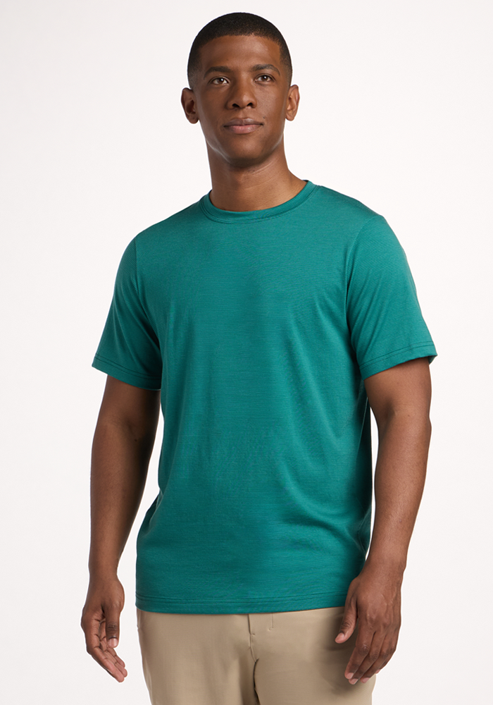 Endurance Tee - Woodland Mini Stripe