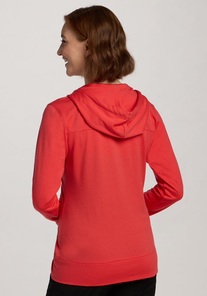 Ryann Hoodie - Hibiscus