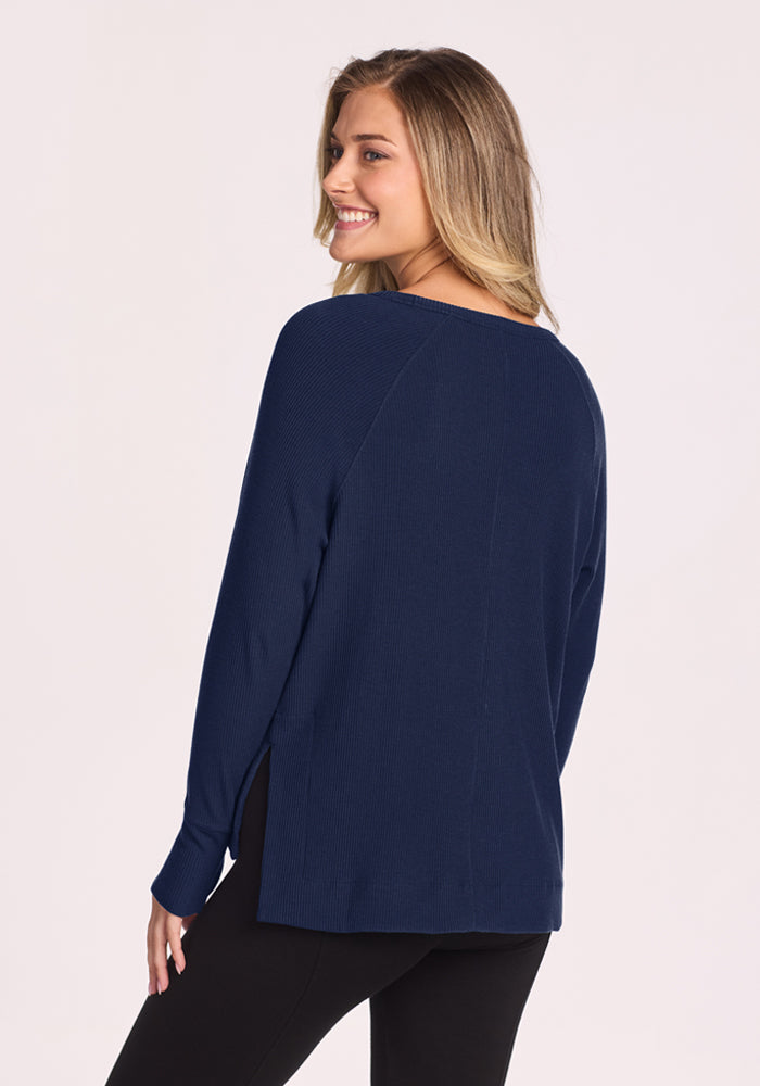 Ainsley Petite Sweater - Ocean Cavern
