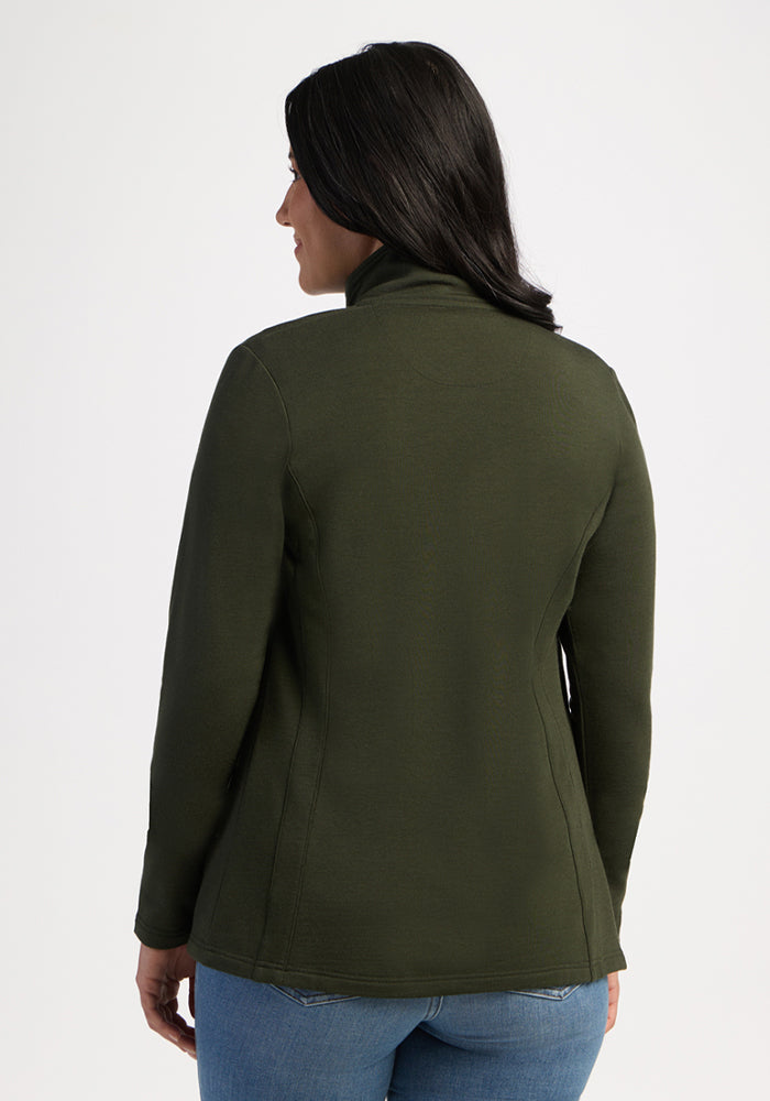 Finley Zip Up Sweatshirt - Duffel Bag