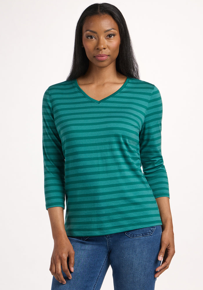 Elena 3/4 Sleeve V Neck