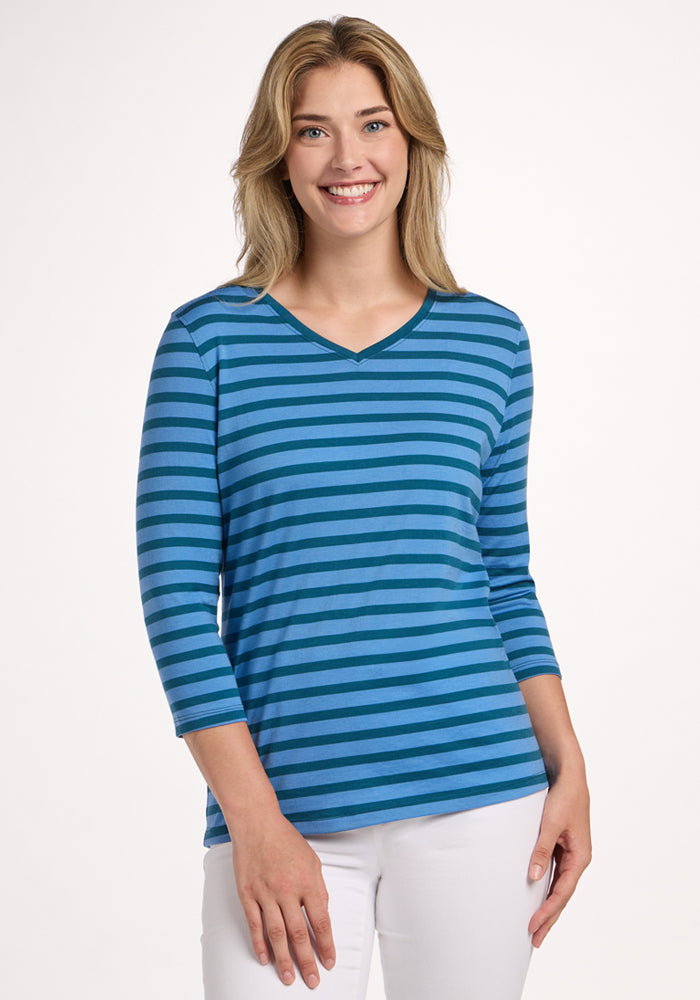 Elena 3/4 Sleeve V Neck