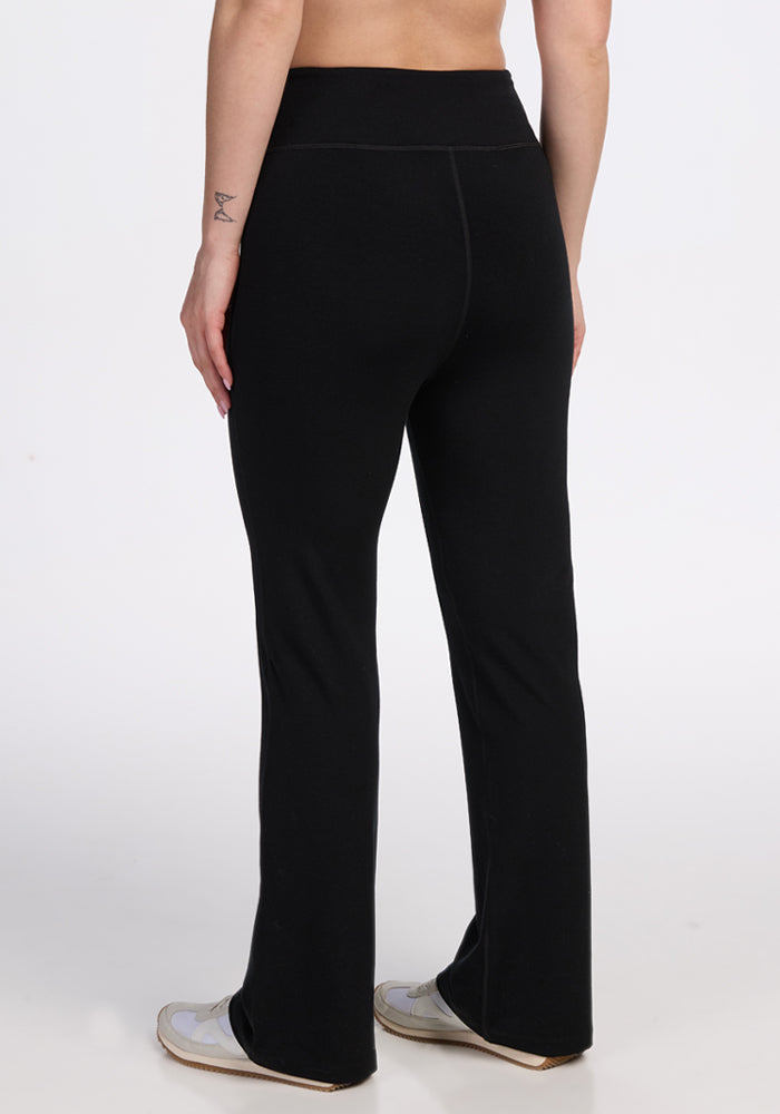 Morgan Petite Flare Pants - Black