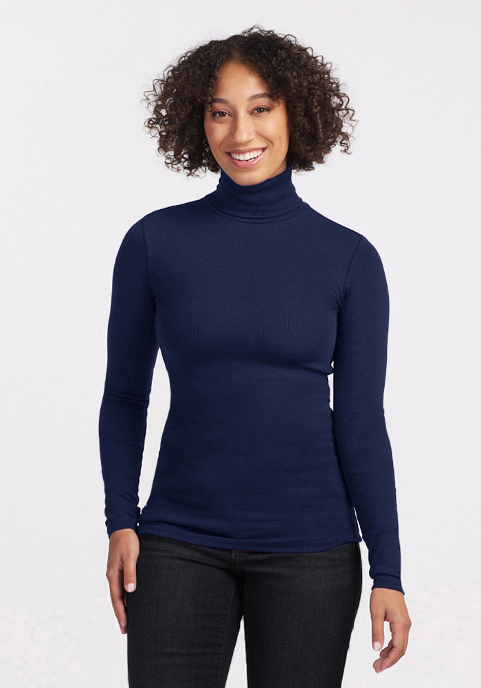 Sage Ribbed Turtleneck
