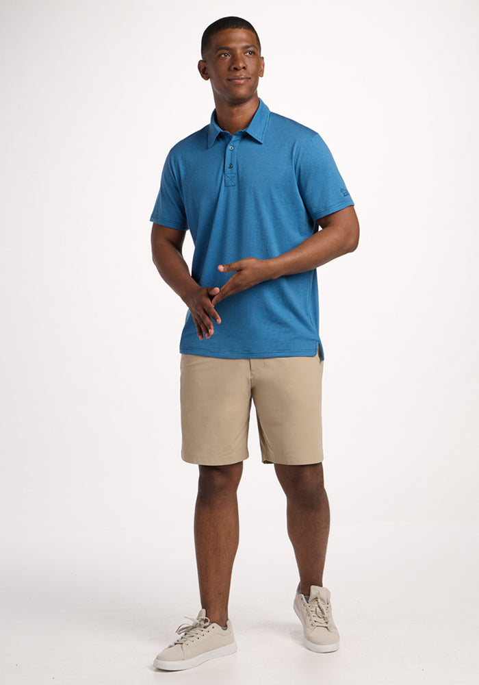 Preston Polo - Coastal Mini Stripe