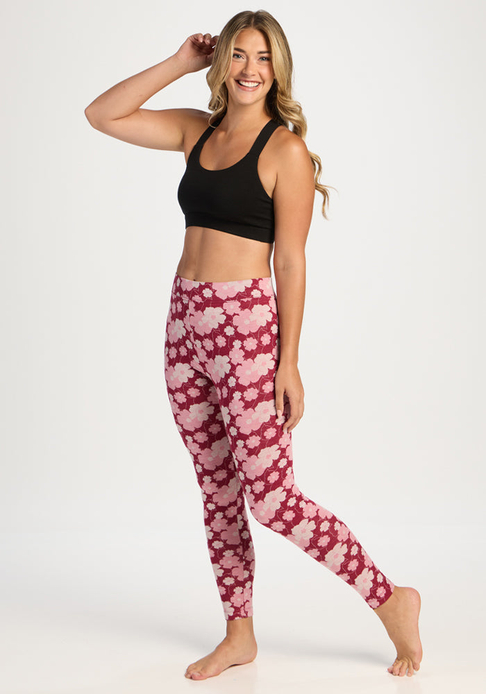 Taylor Baselayer Leggings - Floral Crush