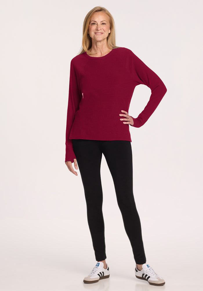 Ainsley Sweater - Beet Red