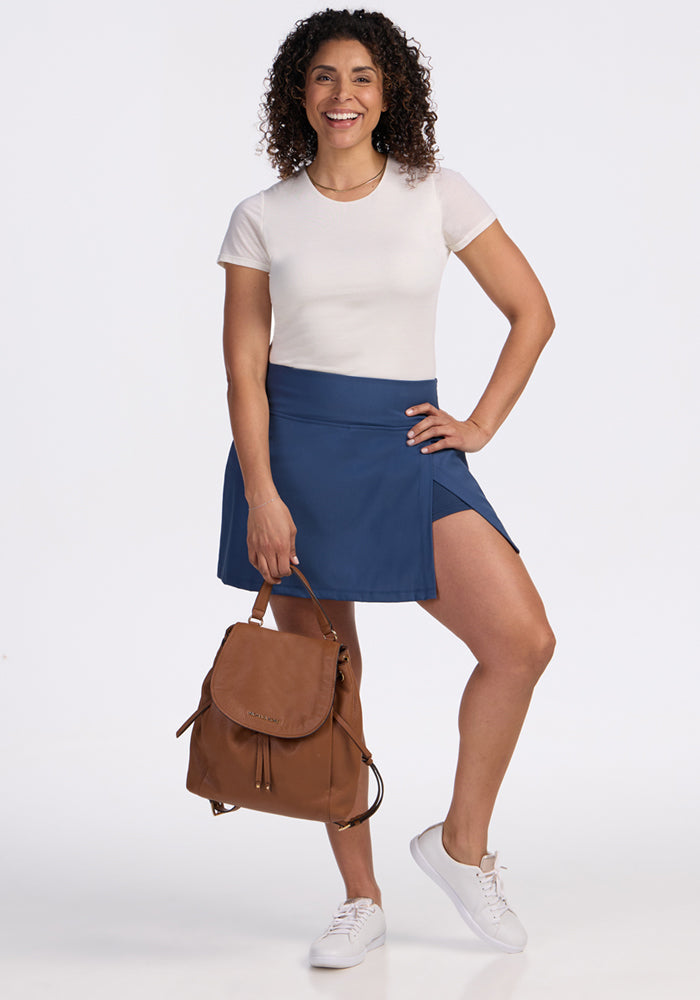 Topanga Skort - Vintage Indigo