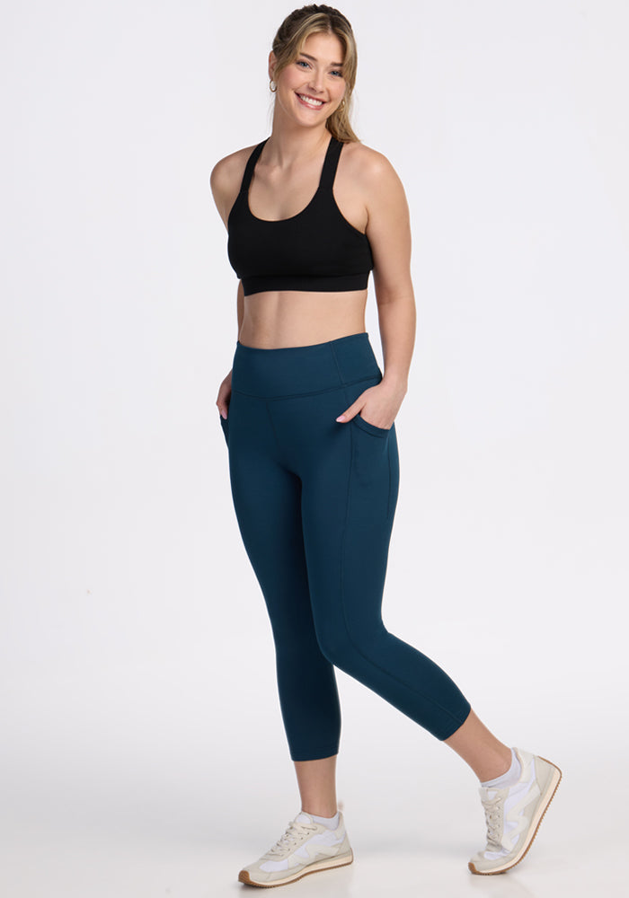 Merino Flex® McKenna Capris - Majolica Blue