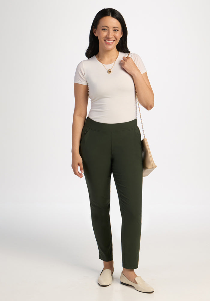 Nicole Petite Ankle Pant - Duffel Bag