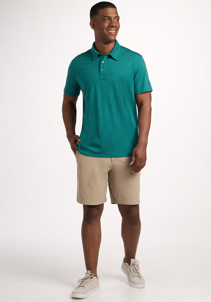 Preston Polo - Woodland Mini Stripe