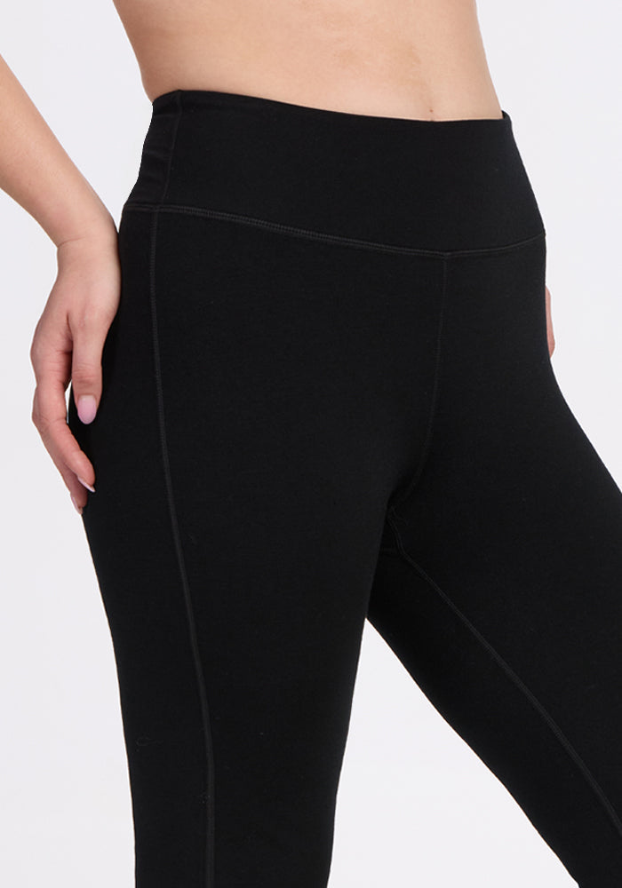 Morgan Petite Flare Pants - Black