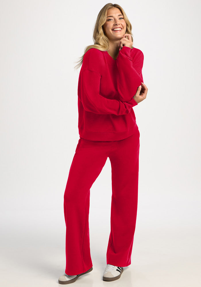 Molly Crewneck - Maraschino Cherry