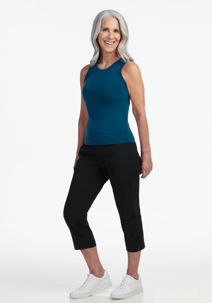 Ava Tank Top - Majolica Blue