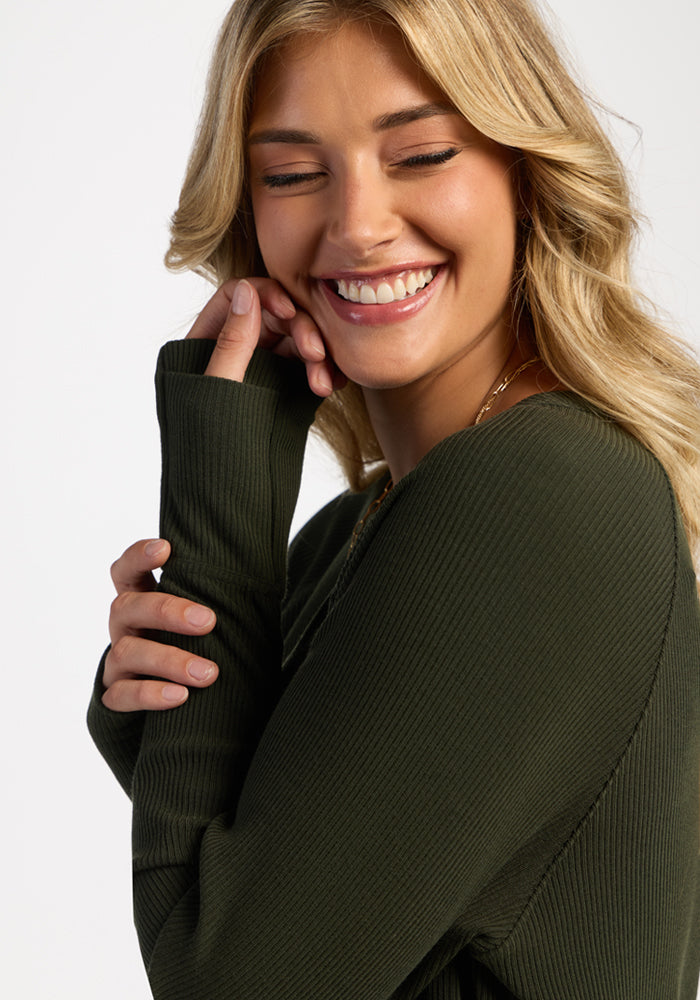 Ainsley Petite Sweater - Duffel Bag