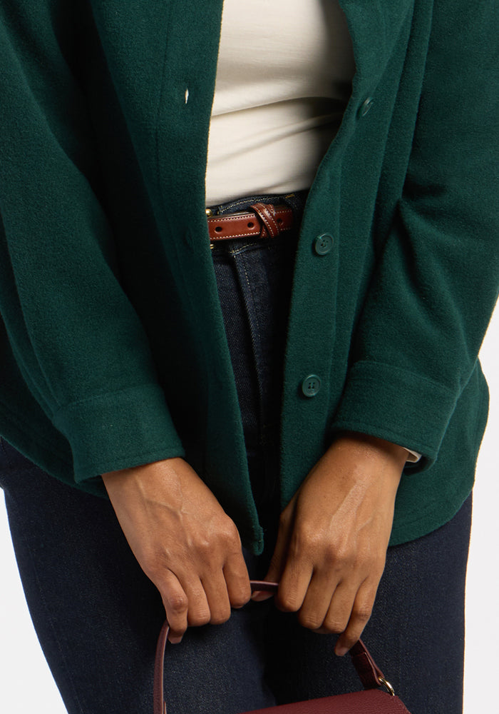 Jovie Shacket - Deep Pine