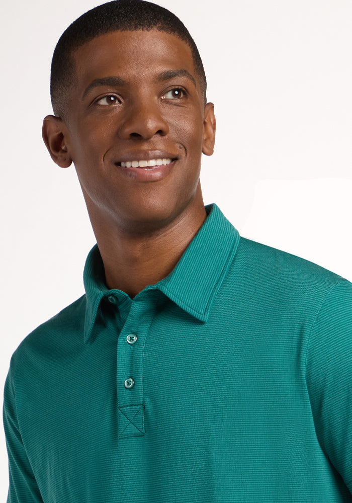 Preston Polo - Woodland Mini Stripe