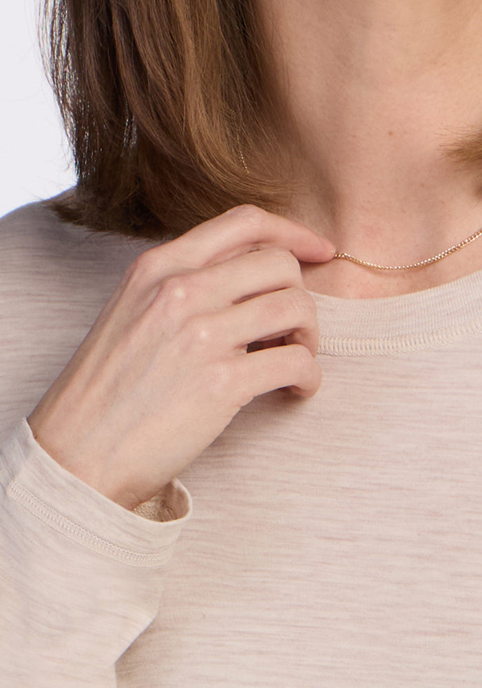 Hazel Tunic - Cream Heather