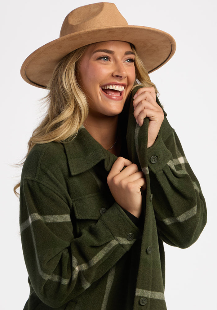 Sawyer Shacket - Driftwood Fern Plaid