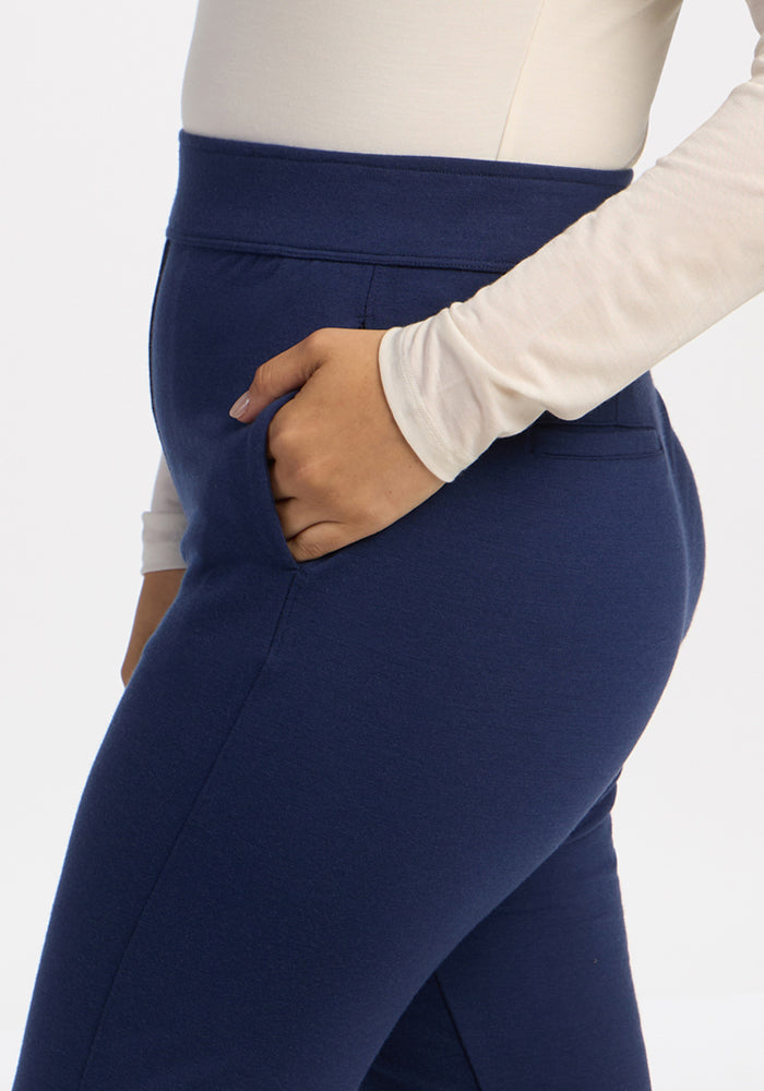 Emerson Straight Leg Pants Petite - Ocean Cavern