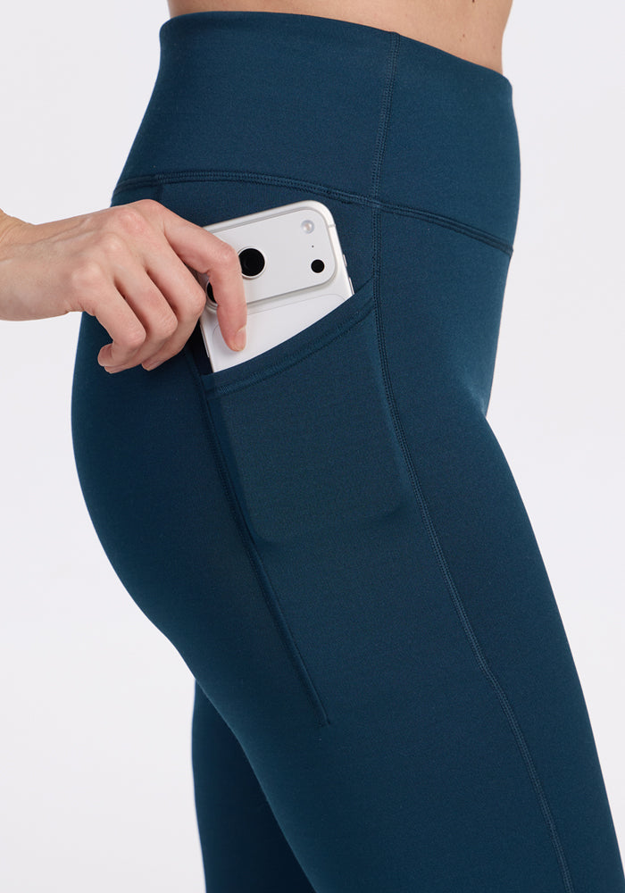 Merino Flex® McKenna Pocket Leggings - Majolica Blue