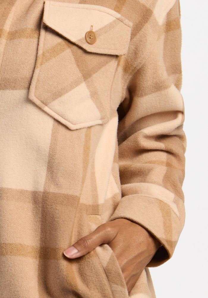 Sawyer Shacket - Saddleback Plaid