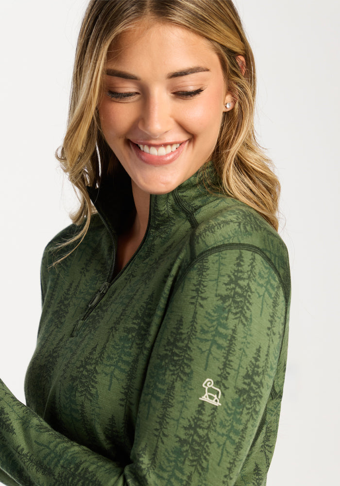 Emi 1/4 Zip - Forest Friends