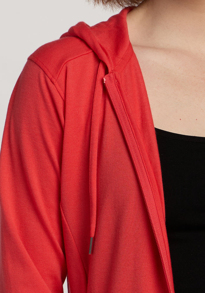 Ryann Hoodie - Hibiscus