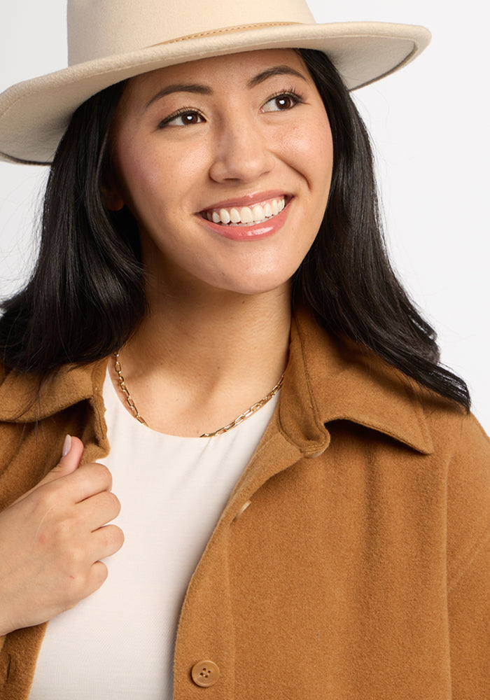 Jovie Shacket - Saddleback