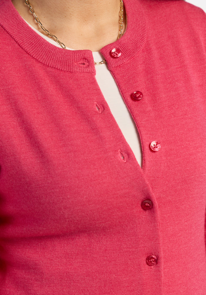 Caitlin Sweater - Vivid Rose