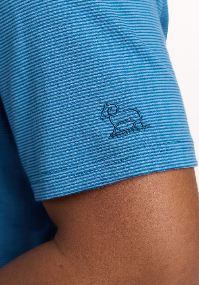 Preston Polo - Coastal Mini Stripe