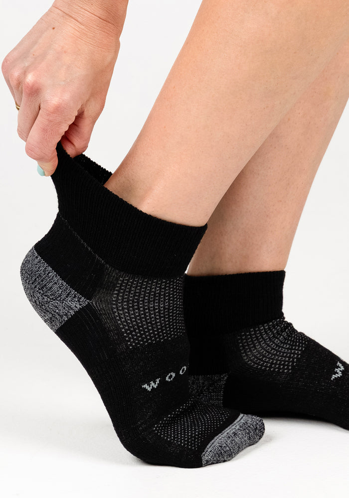 Womens Rambler Ankle Sock - Black Pepper