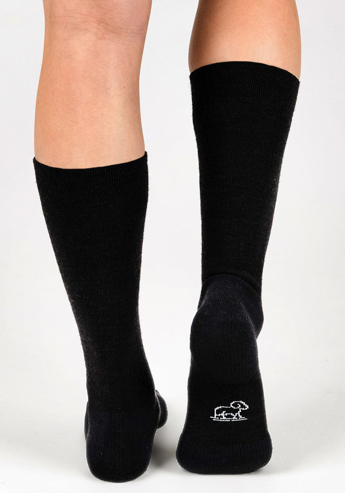 Womens Chandler Mid Calf Sock - Black