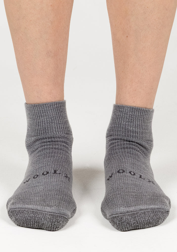 Womens Rambler Ankle Sock - Pebble
